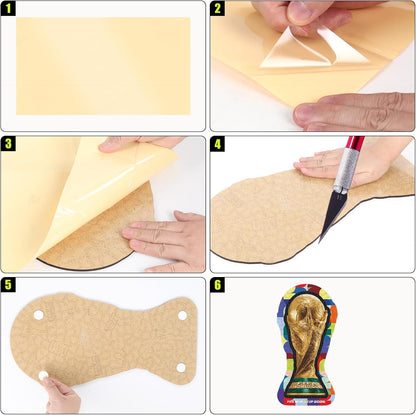 FIFA World Cup 2026 Trophy Wooden Puzzles - 5MM Thick Officially Licensed Poster Puzzles - Premium World Cup 2026 Merchandise, Memorabilia Gift for Football Fan, 200 Pcs Jigsaw Puzzle