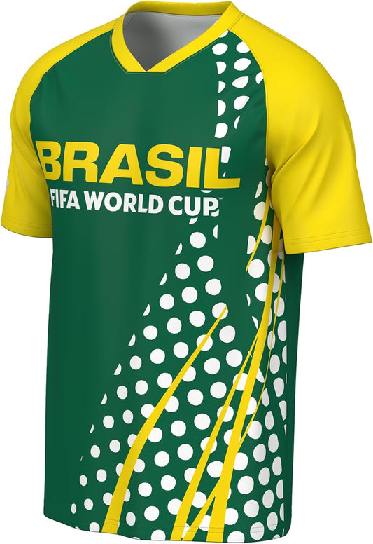 FIFA World Cup 2026 Mens Short Sleeve Sublimated Soccer Fashion Top