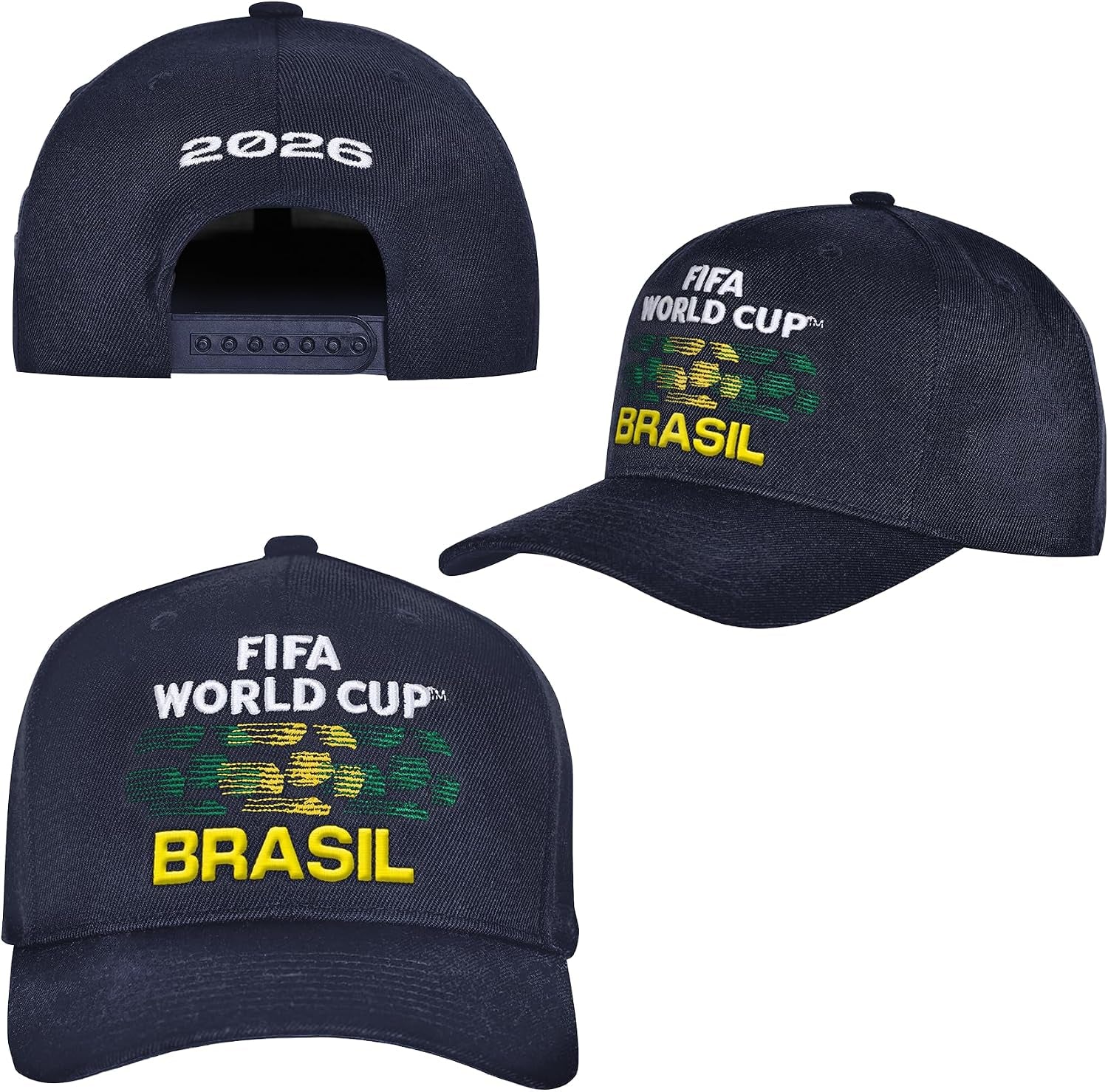 FIFA World Cup 2026 Pro Crown Snapback Embroidered Baseball Hat
