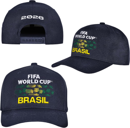 FIFA World Cup 2026 Pro Crown Snapback Embroidered Baseball Hat