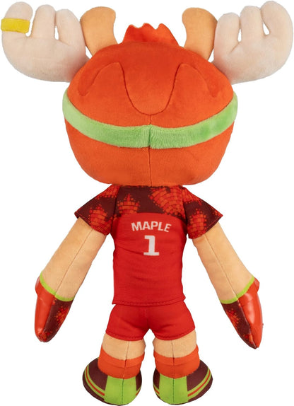 FIFA® World Cup 2026 Canada 8-Inch Plush - Official Maple™ the Moose Mascot with Red Uniform, Soft Collectible Toy for Fans - Ages 3+