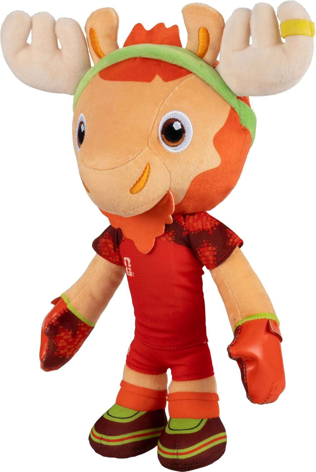 FIFA® World Cup 2026 Canada 8-Inch Plush - Official Maple™ the Moose Mascot with Red Uniform, Soft Collectible Toy for Fans - Ages 3+